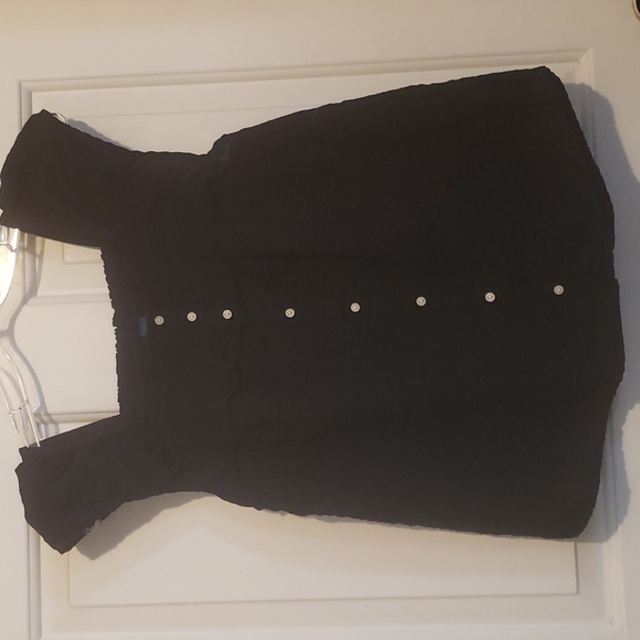 Black button detail top - Picture 1 of 6